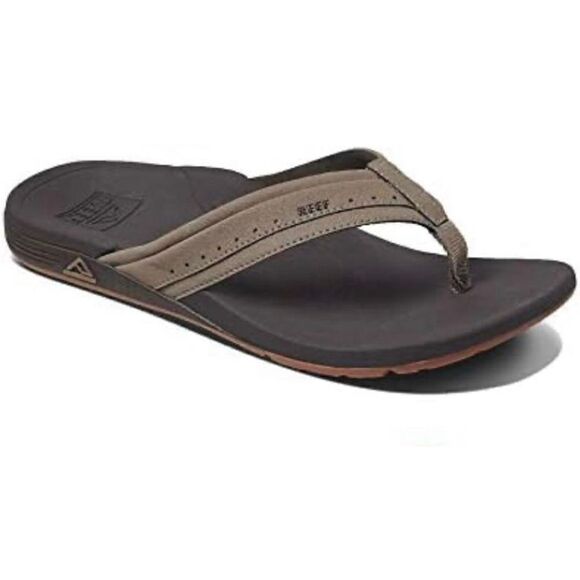 Reef Men's Cushion Ortho-Spring Flipflop Green Black Sandals Size 7 - Picture 1 of 9